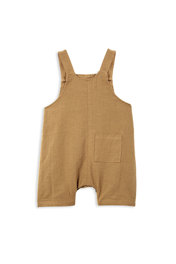 Honey Linen Overalls