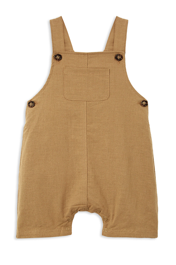 Honey Linen Overalls