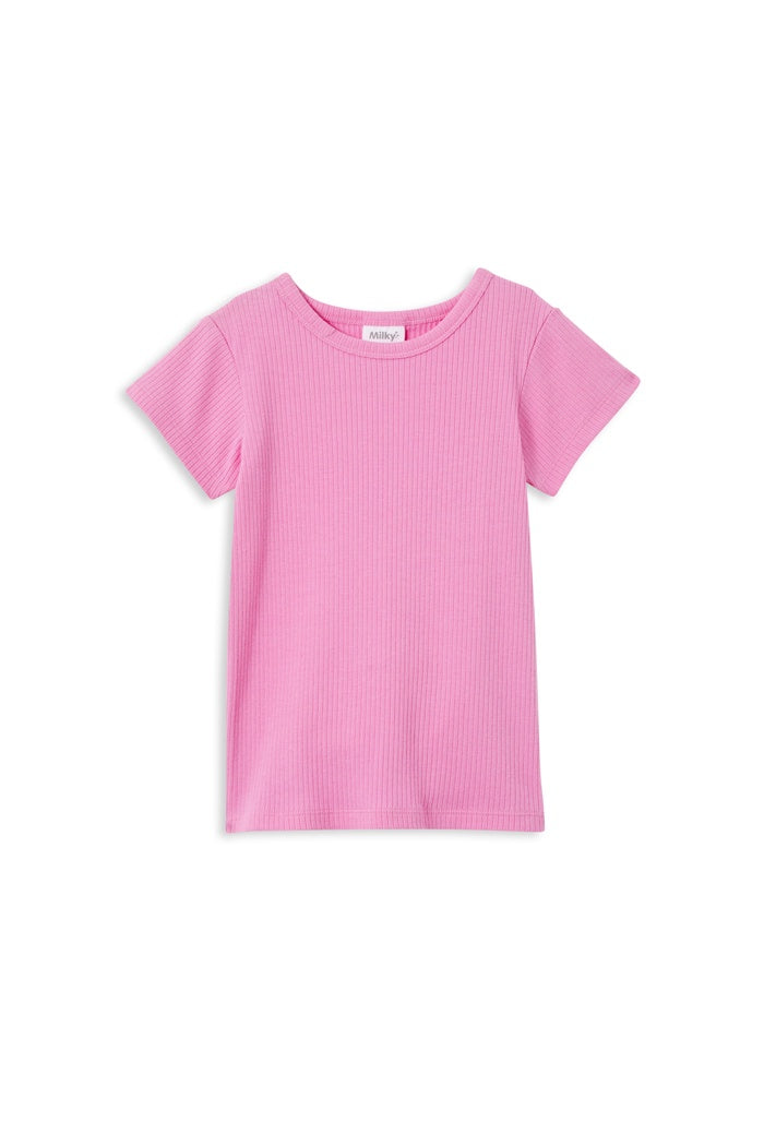 Pink Rib Tee