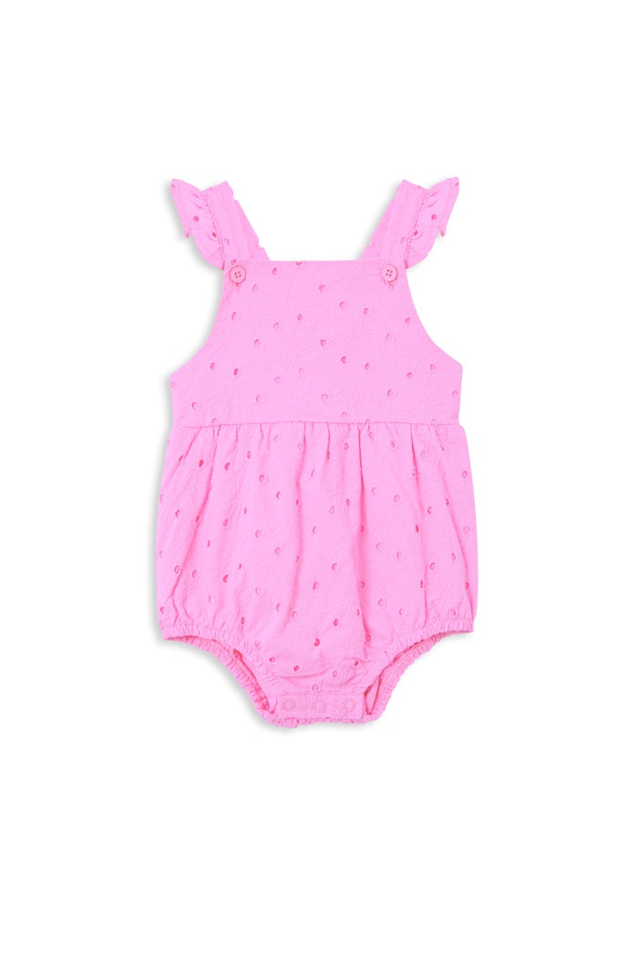 Pink Broderie Playsuit