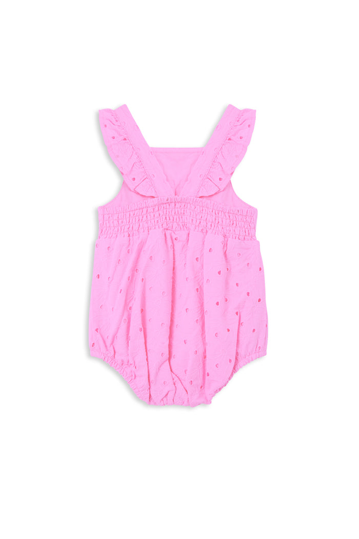 Pink Broderie Playsuit