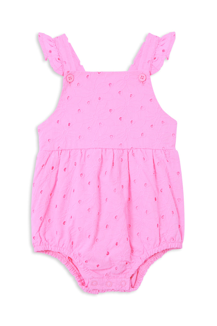 Pink Broderie Playsuit