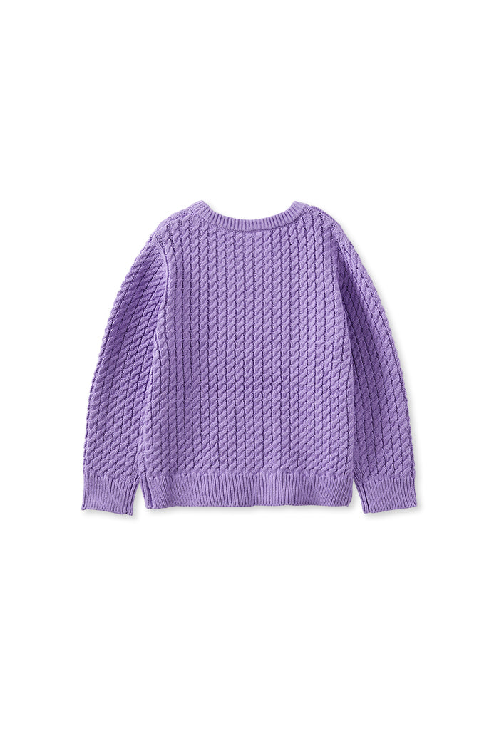 Lilac Cable Knit Jumper