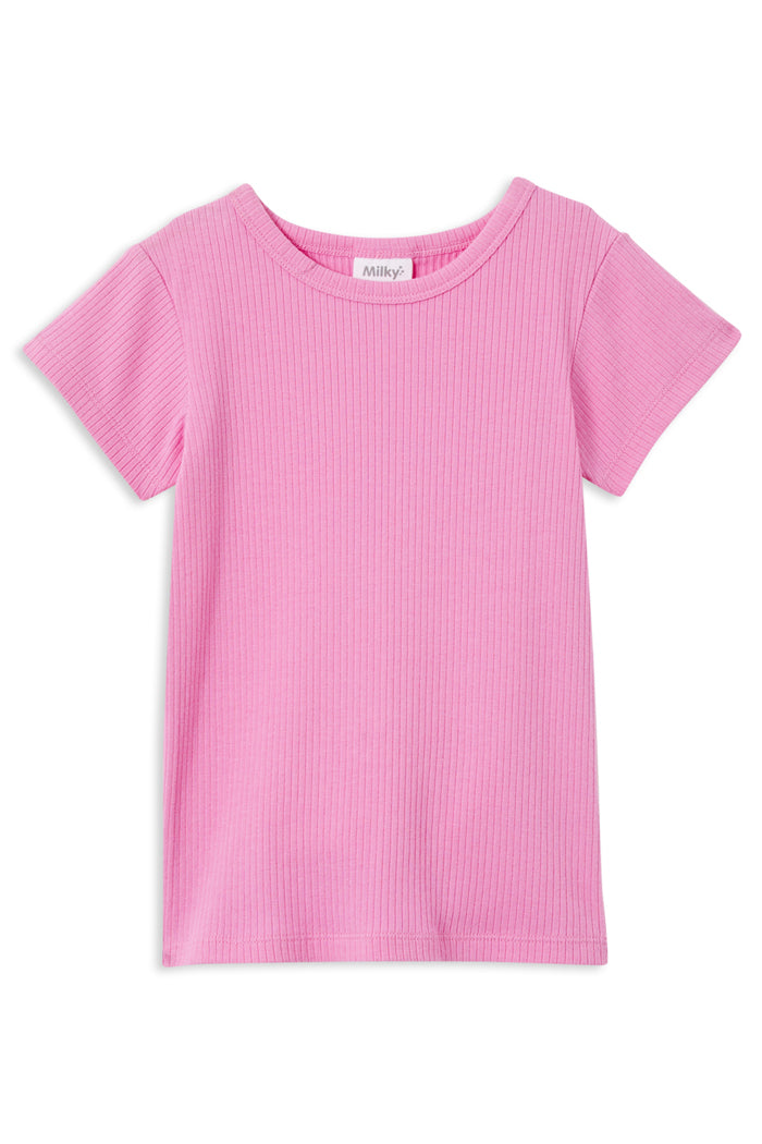 Pink Rib Tee