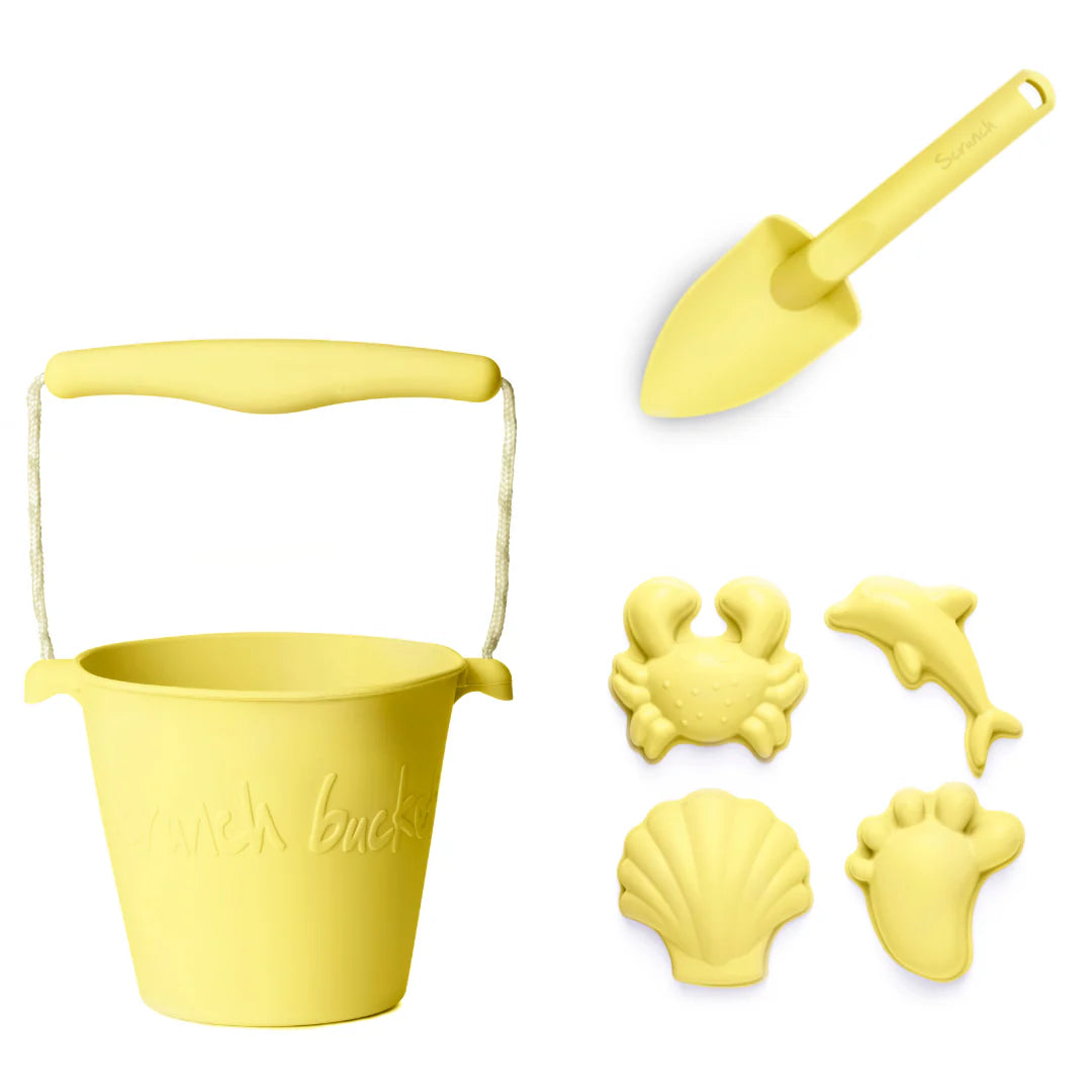 Scrunch Beach Set | Lemon