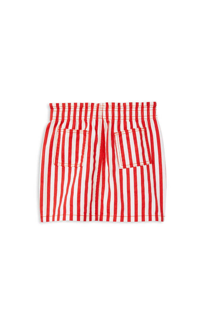 Red Stripe Skirt