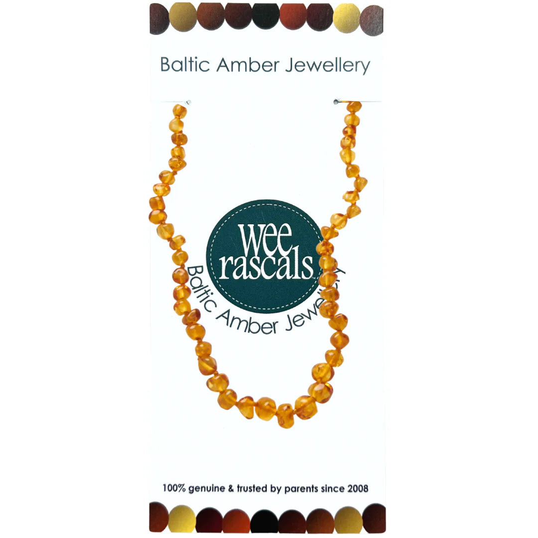 Amber Beads | Child Necklace | Honey