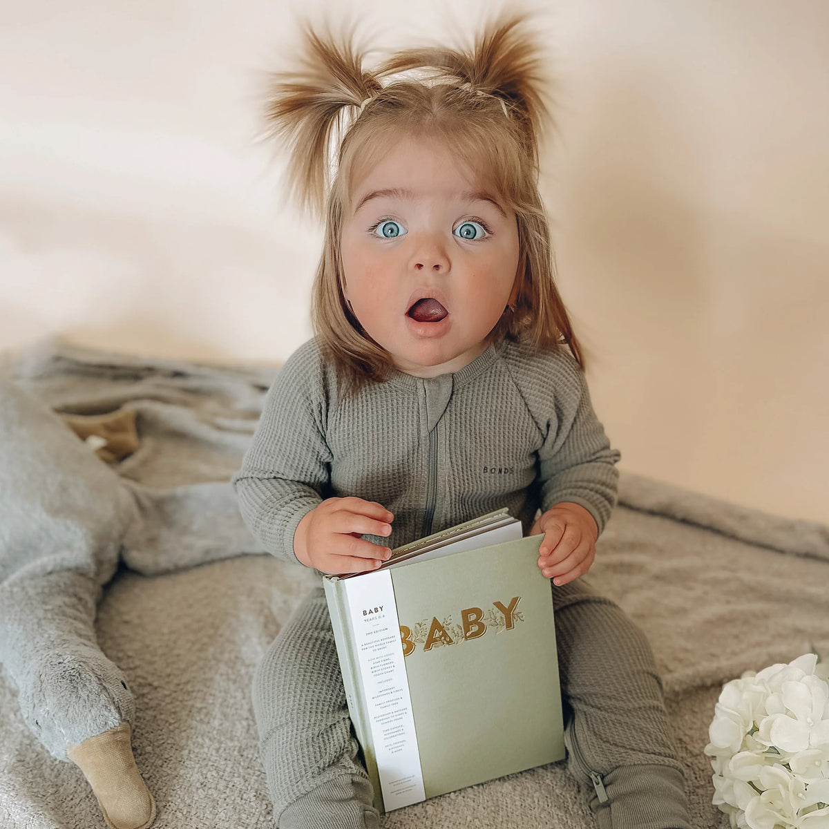 Mini Baby Book | Sage