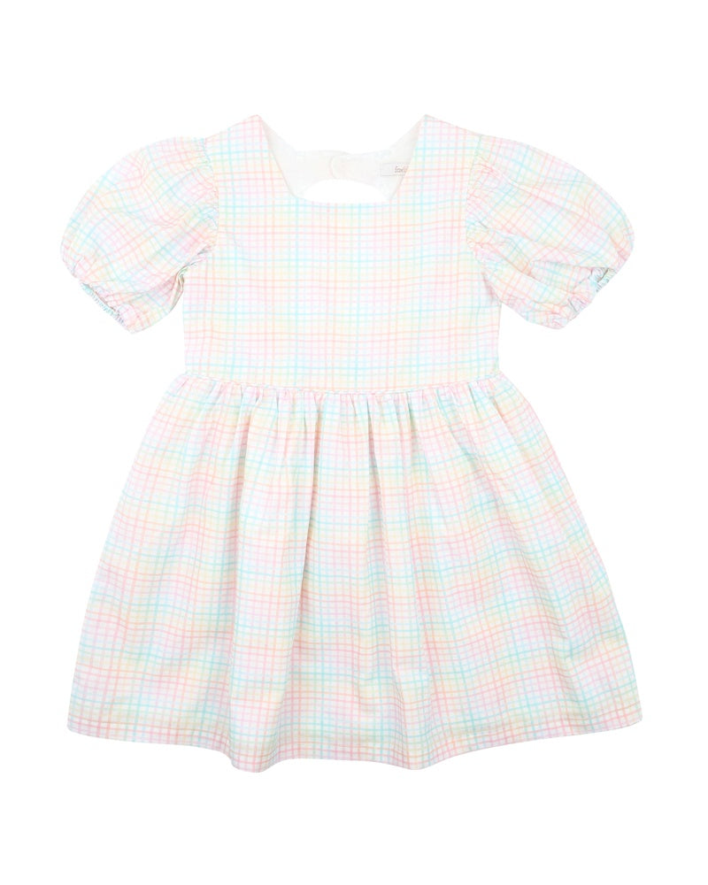 Candy Blossom Check Dress | 3-7