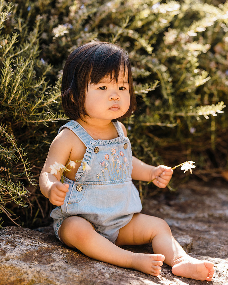 Palm Cove Embroidered Bodysuit