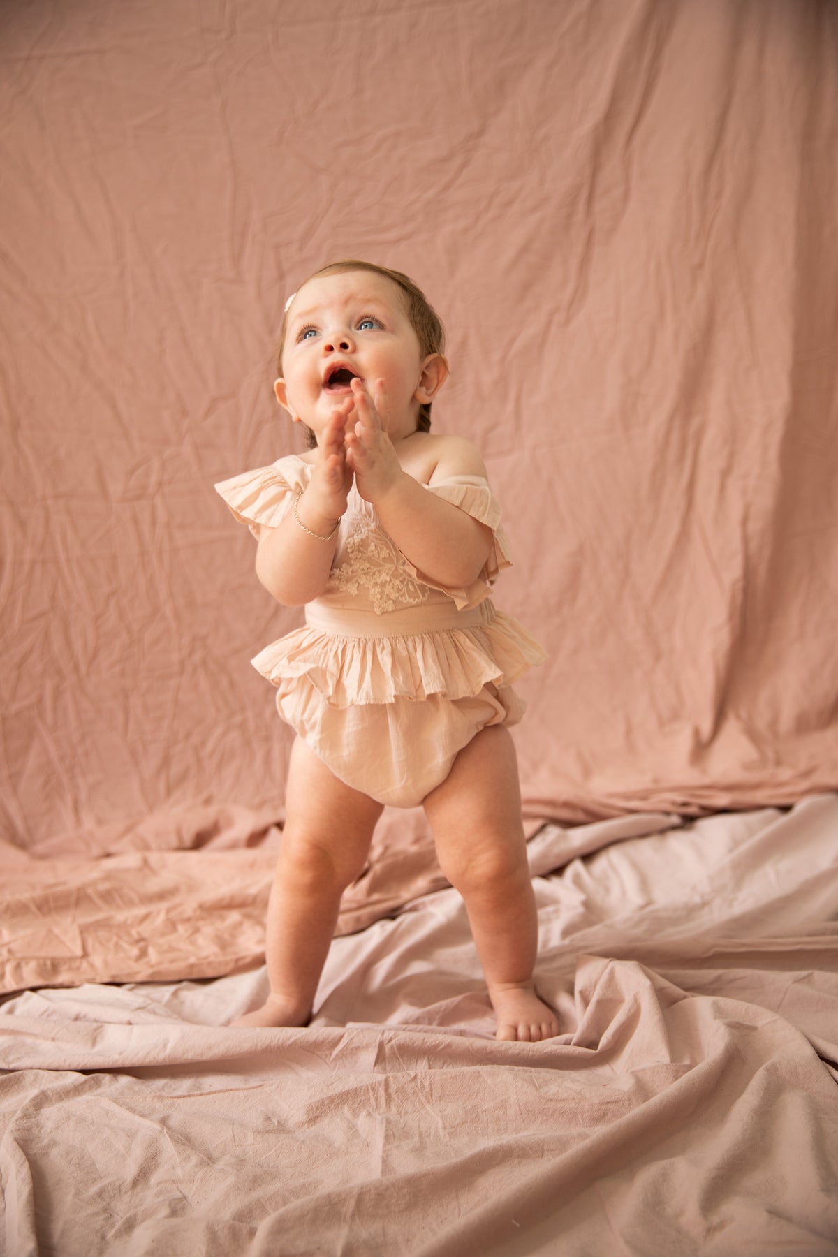 Florence Romper | Rose Quarts