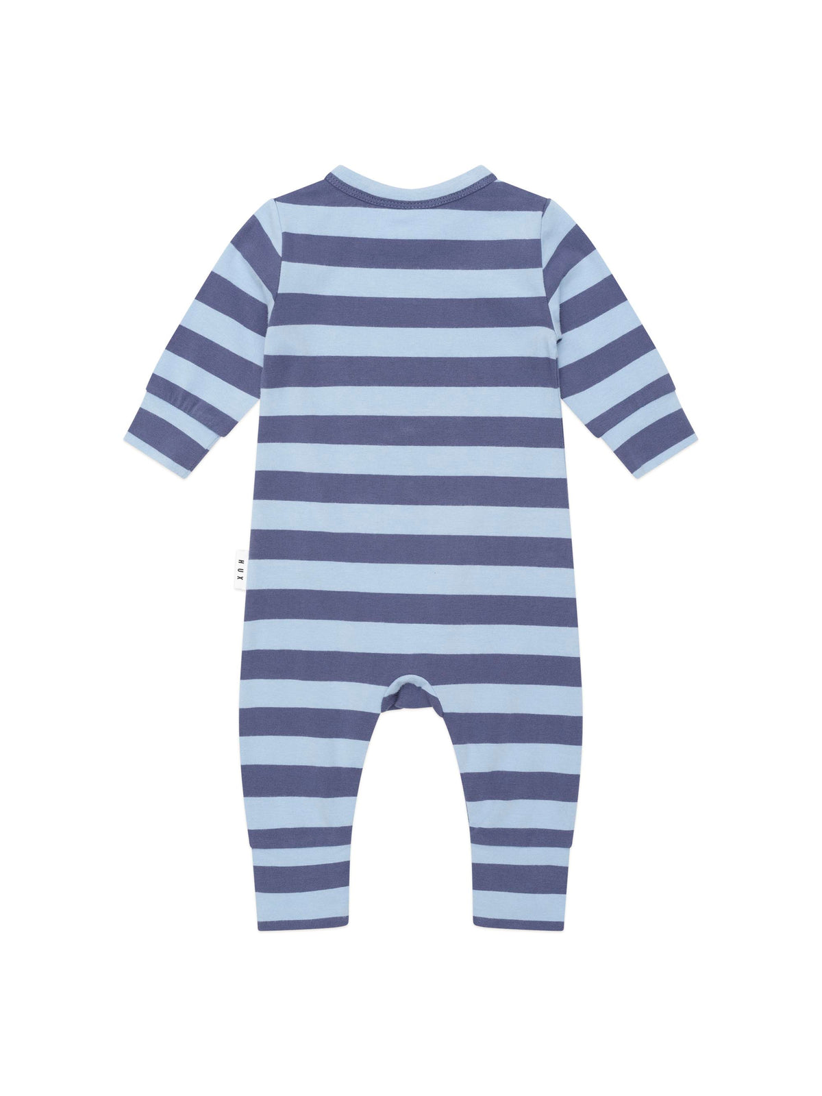 College Hux Blue Stripe Romper