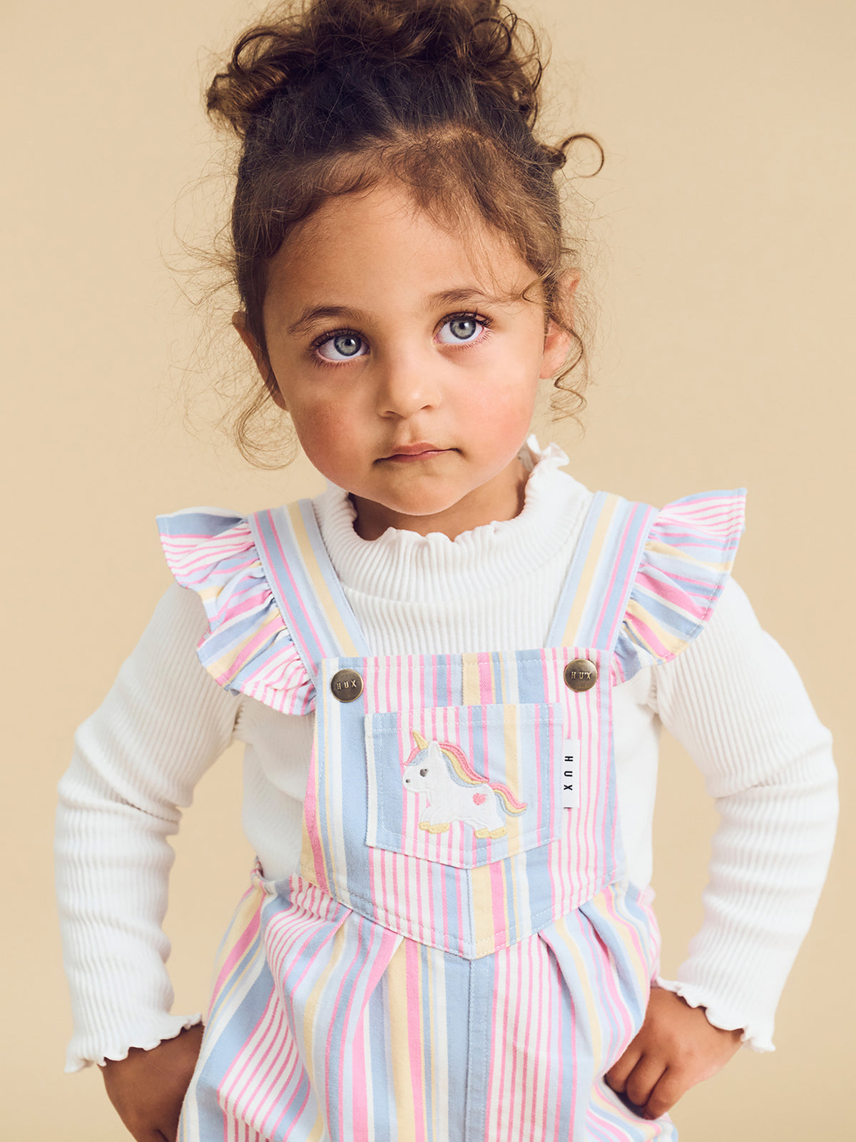 Rainbow Stripe Overall