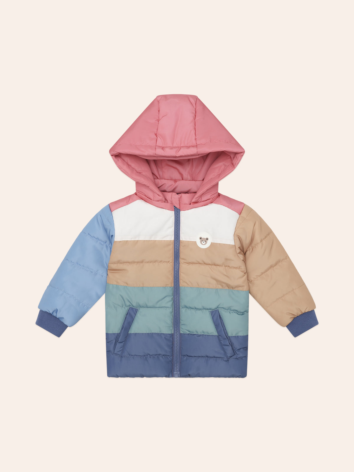 Colour Block Parka