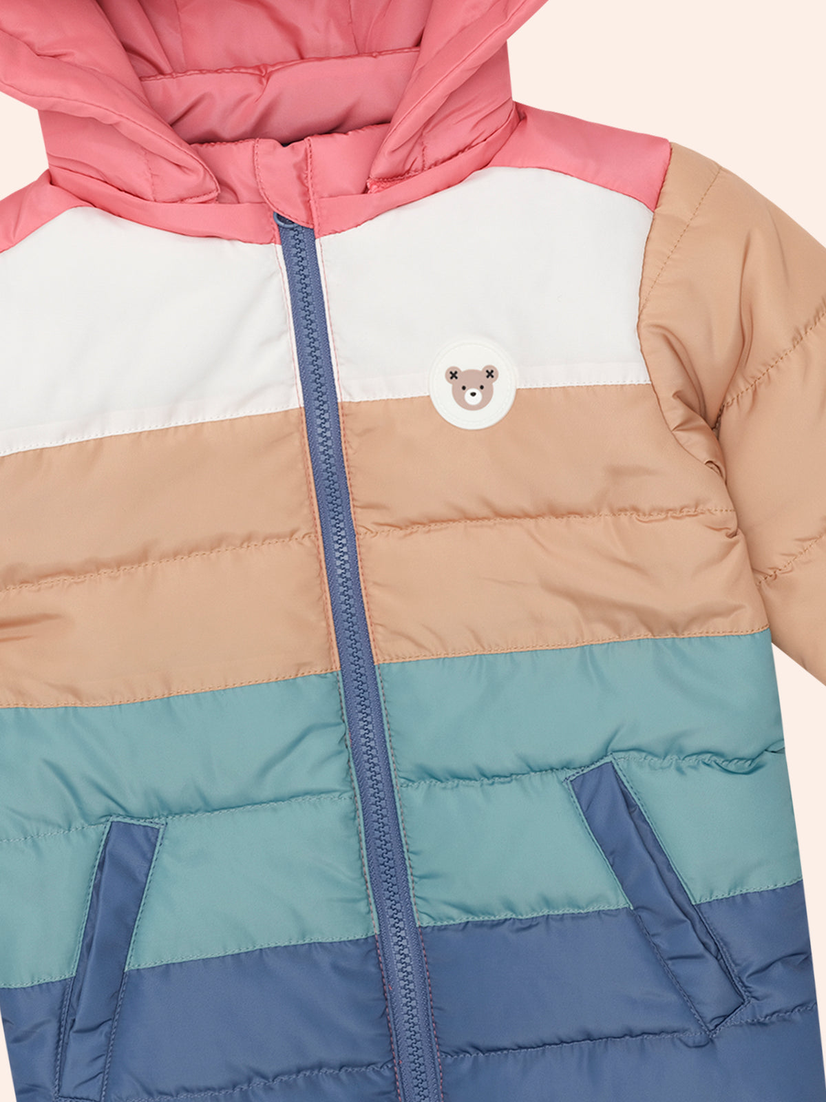 Colour Block Parka