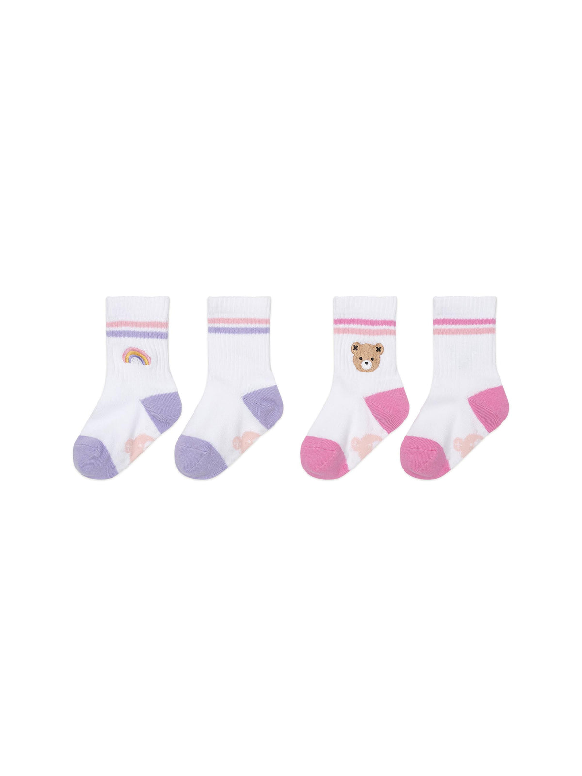 Blush Hux Varisty 2PK Socks