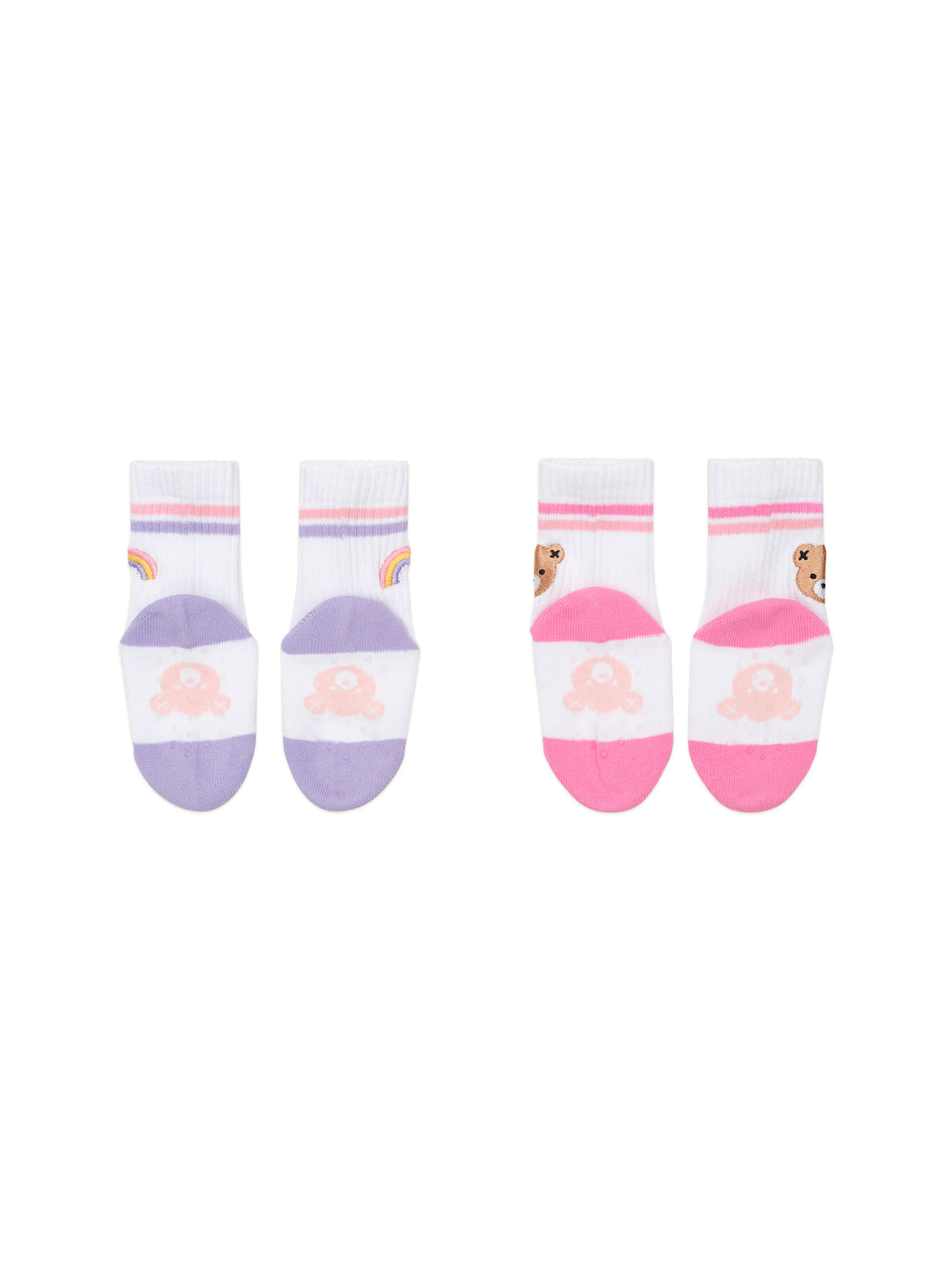 Blush Hux Varisty 2PK Socks