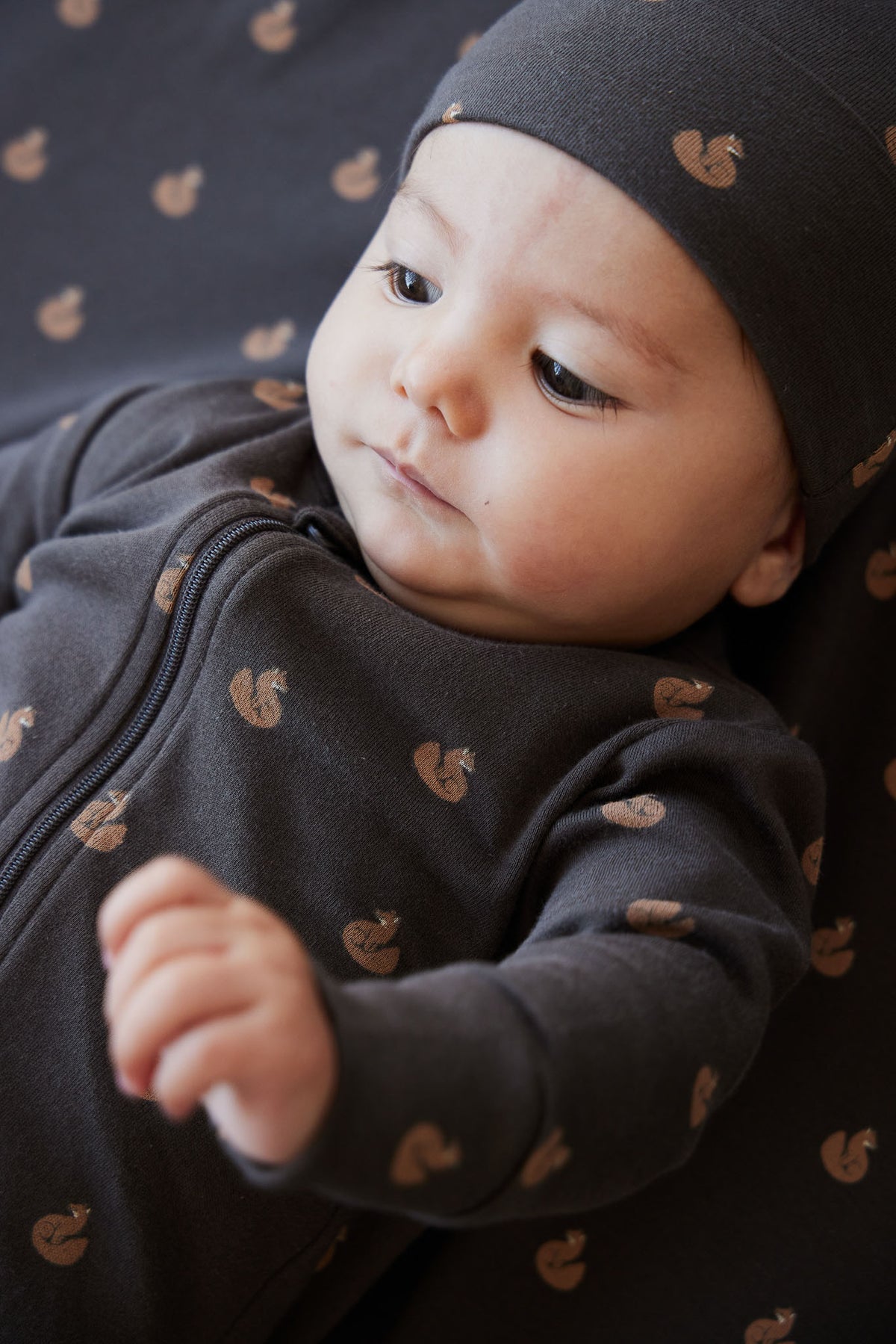 Organic Cotton Reese Zip Onepiece | Fox Cubs