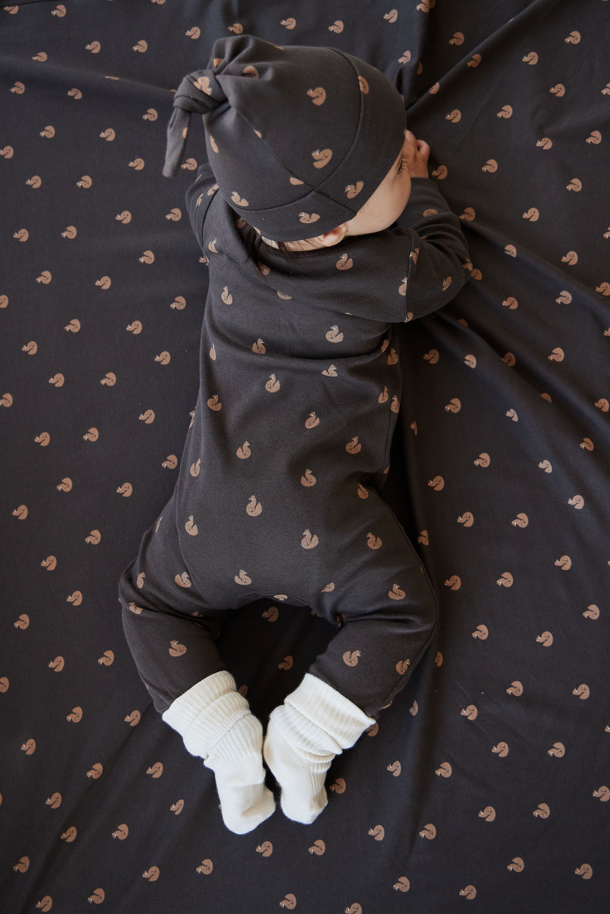 Organic Cotton Reese Zip Onepiece | Fox Cubs