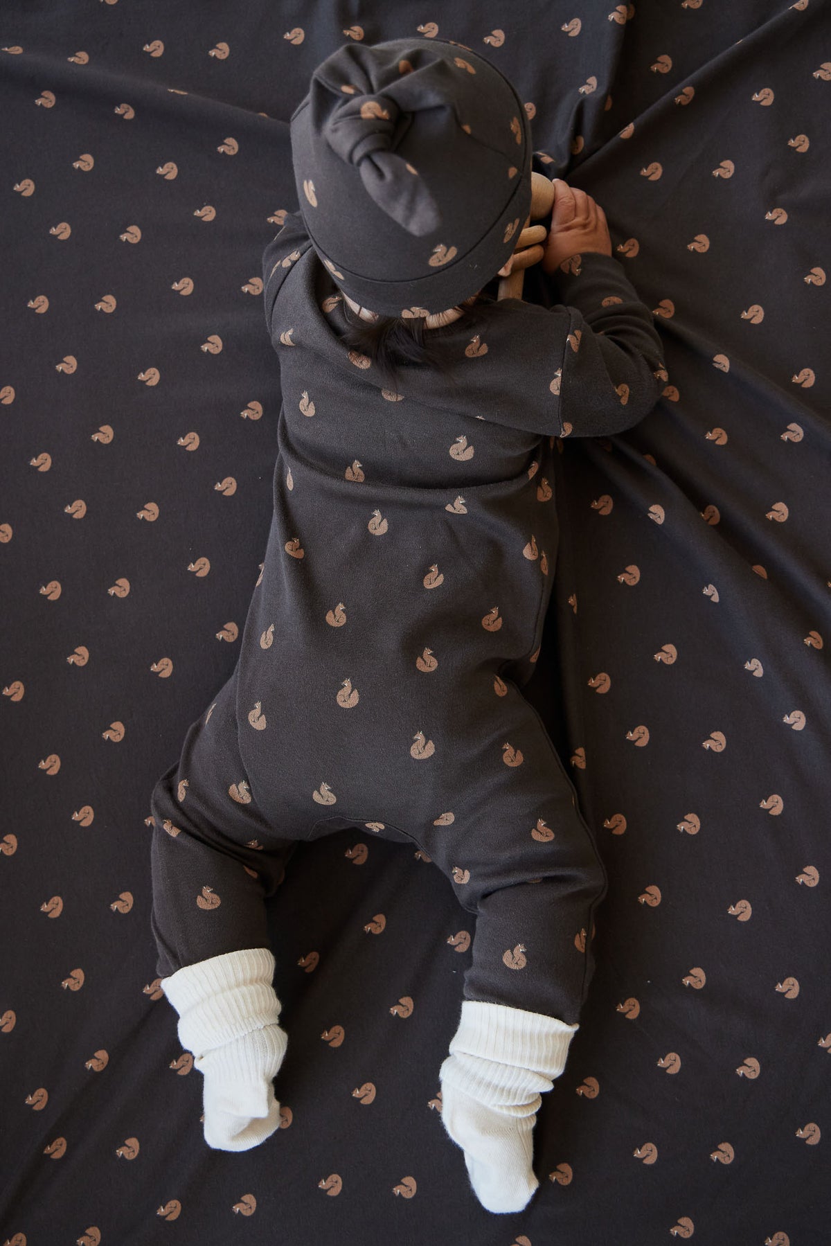 Organic Cotton Reese Zip Onepiece | Fox Cubs