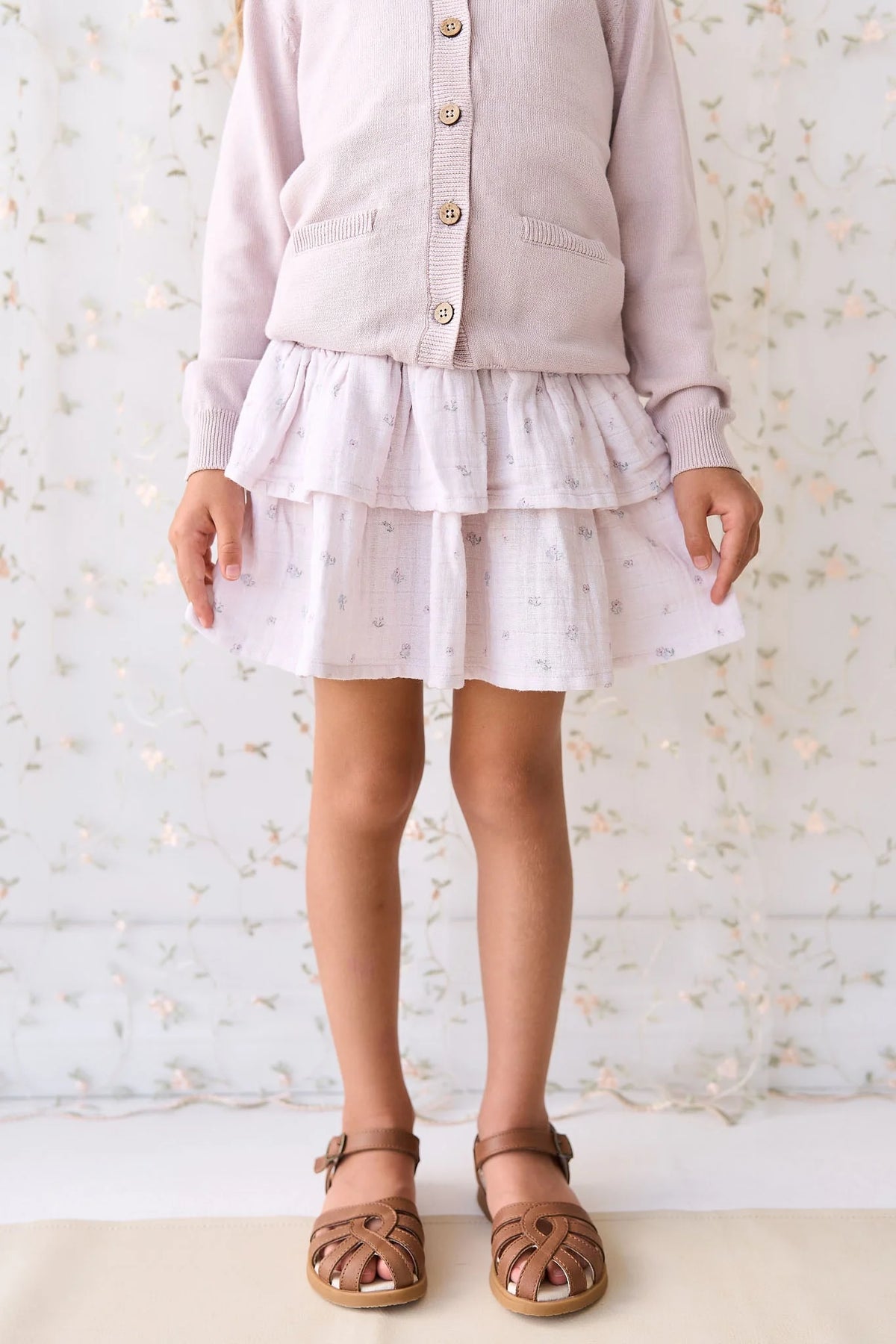 Organic Cotton Muslin Samantha Skirt | Meredith Violet