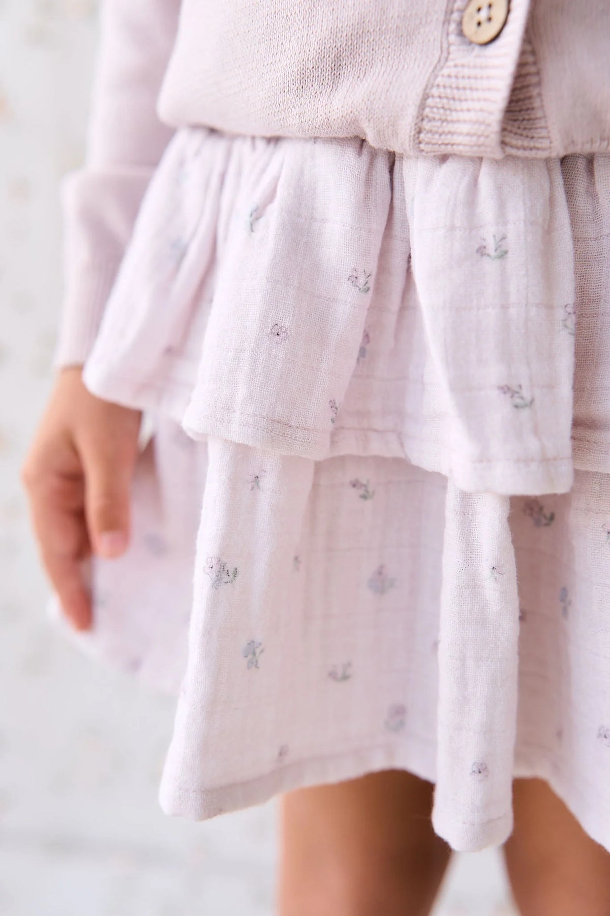 Organic Cotton Muslin Samantha Skirt | Meredith Violet