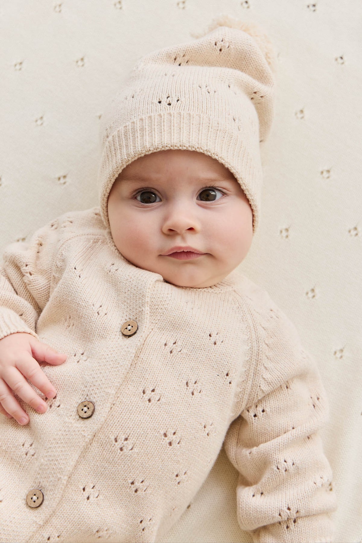 Alette Beanie | Light Oatmeal Marle