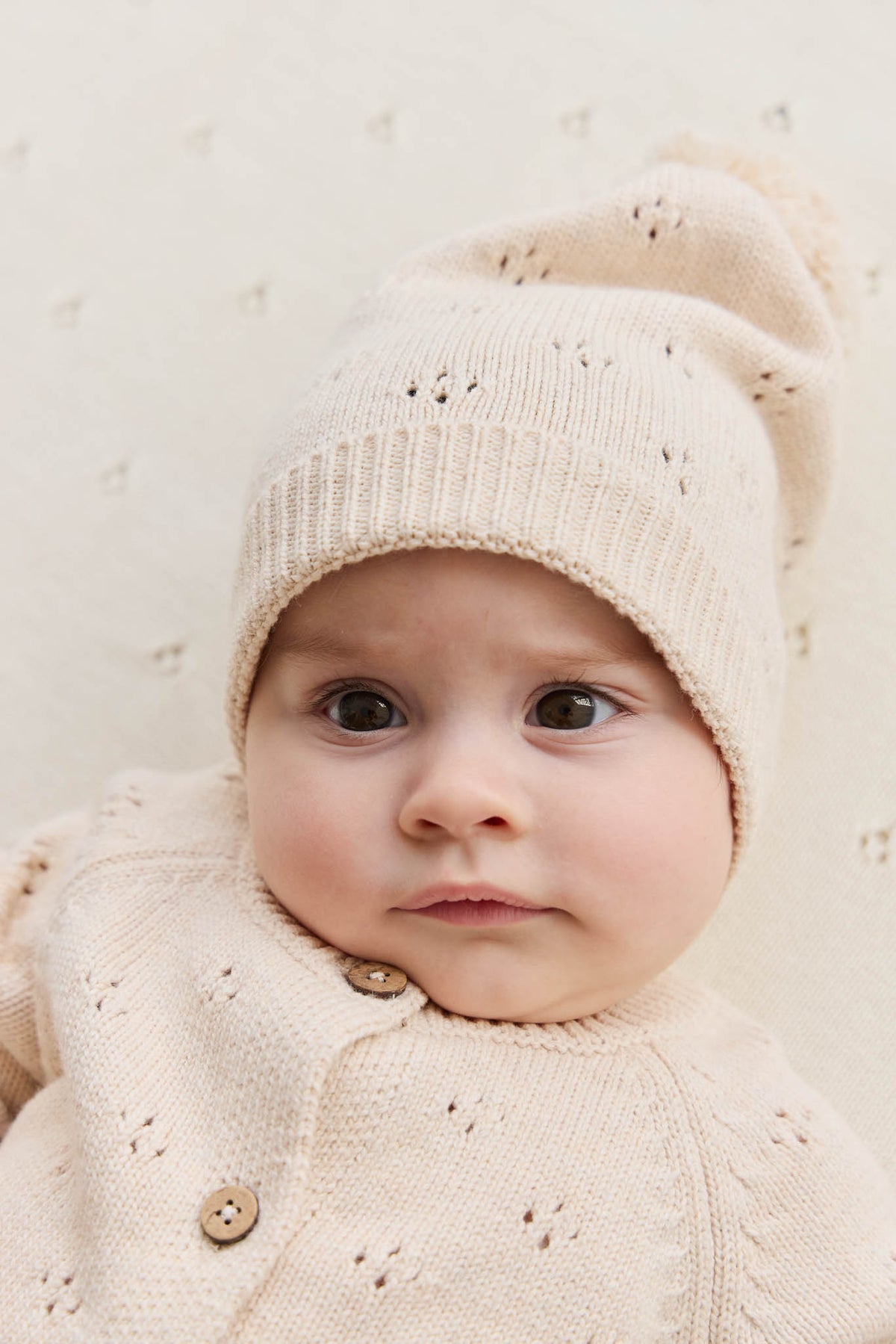 Alette Beanie | Light Oatmeal Marle