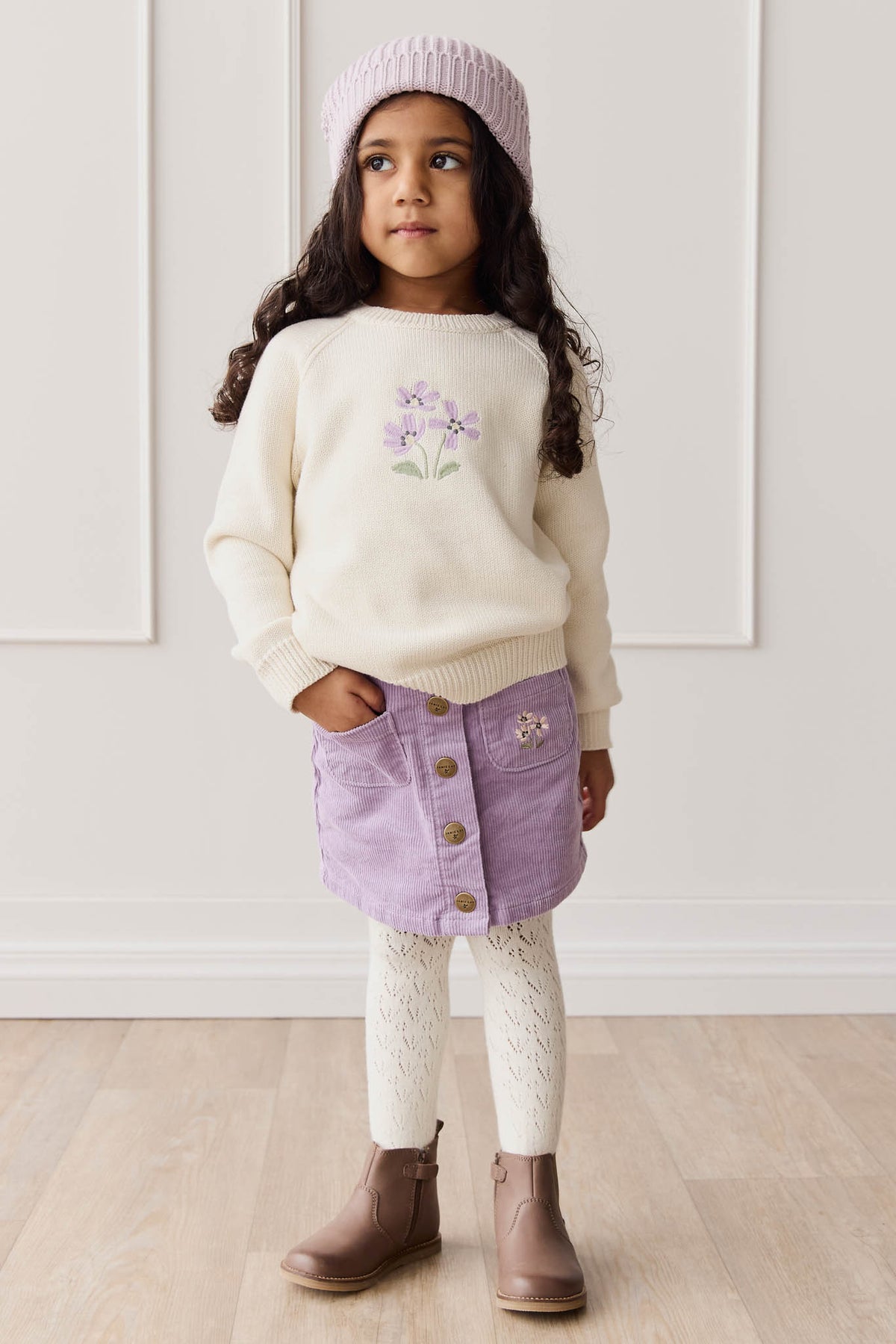 Macy Jumper | Cloud Meadow Flowers