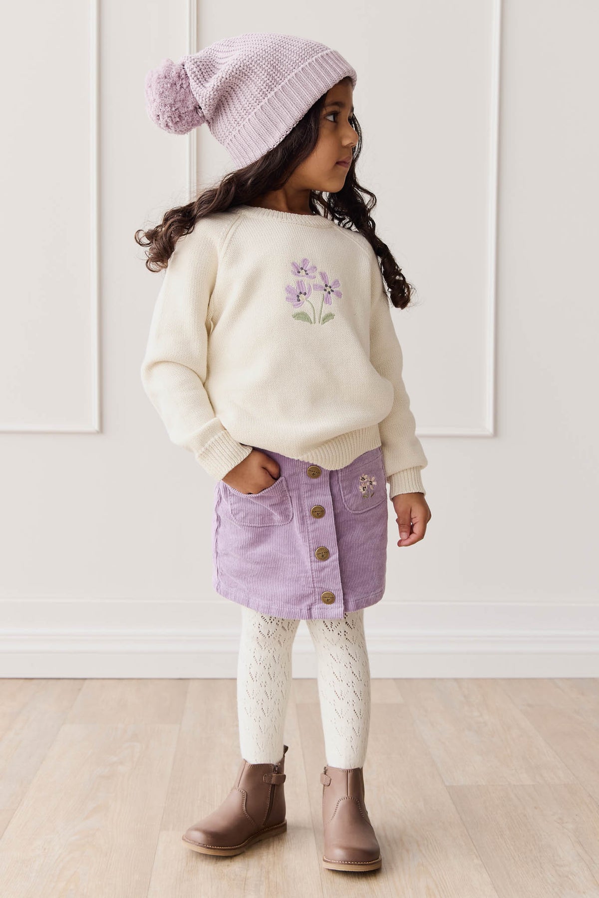 Macy Jumper | Cloud Meadow Flowers