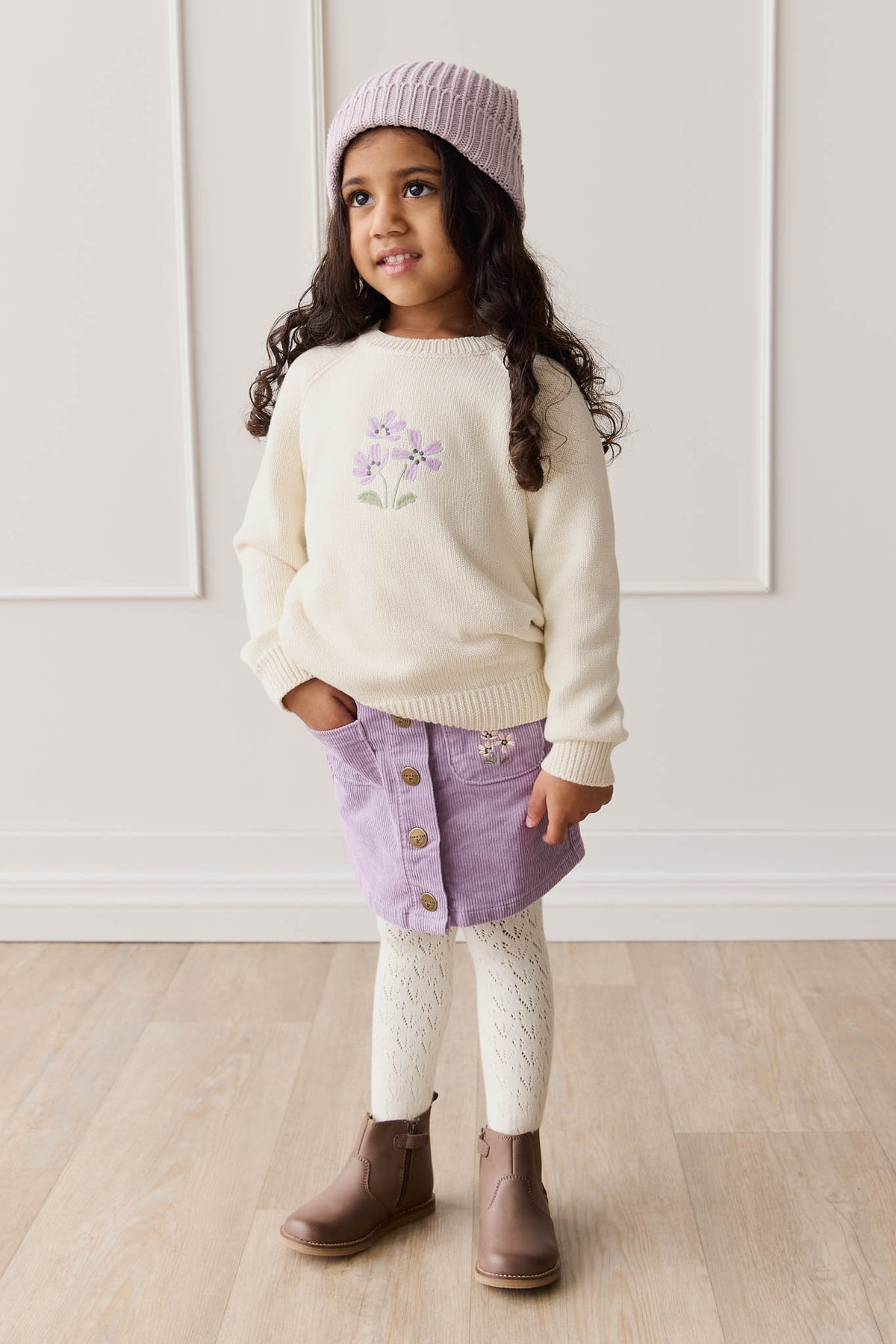 Macy Jumper | Cloud Meadow Flowers