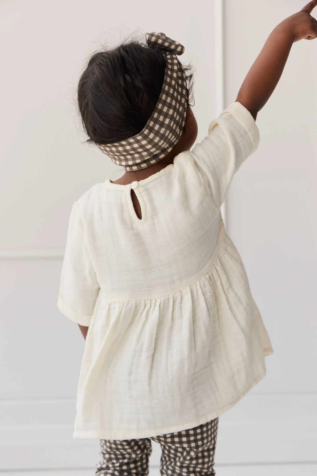 Organic Cotton Muslin Estelle Top | Parchment