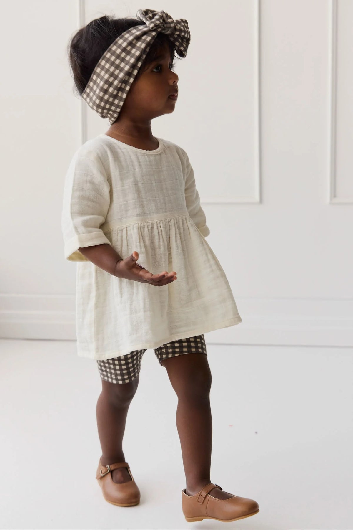 Organic Cotton Muslin Estelle Top | Parchment