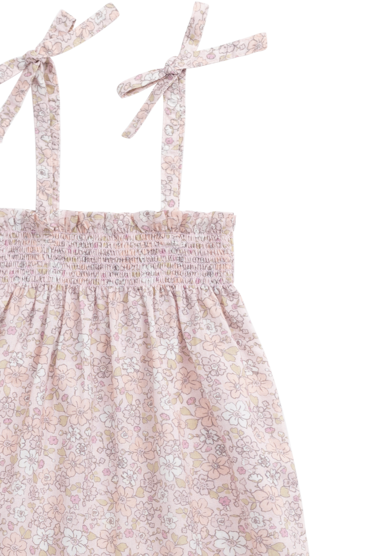 Organic Cotton Summer Playsuit | Chloe Mauve