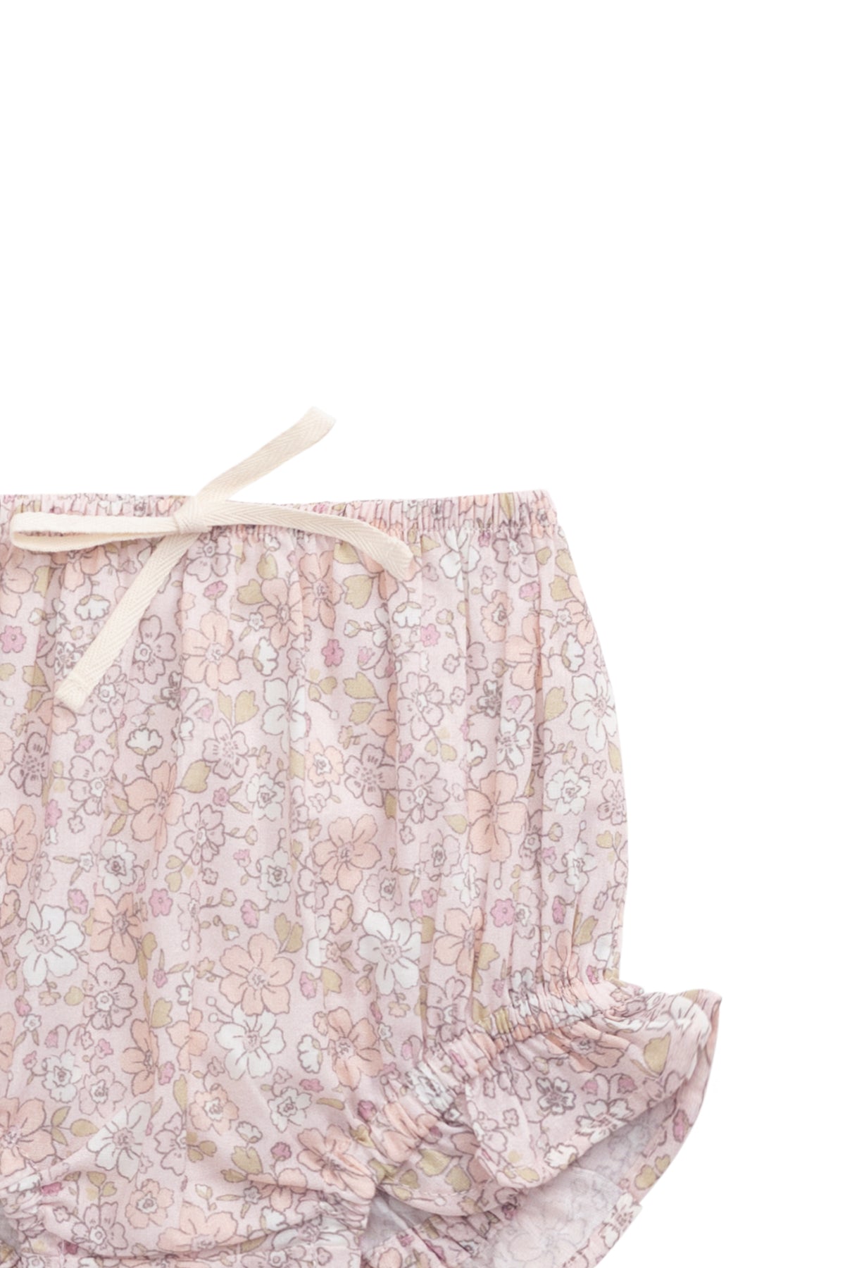 Organic Cotton Voile Frill Bloomer | Chloe Mauve