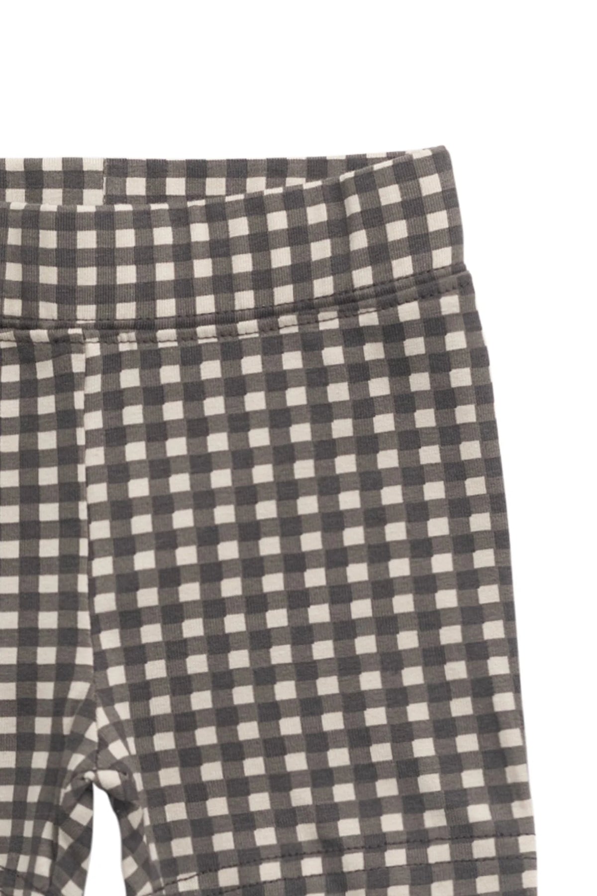 Organic Cotton Everyday Bike Short | Mini Gingham Bistre