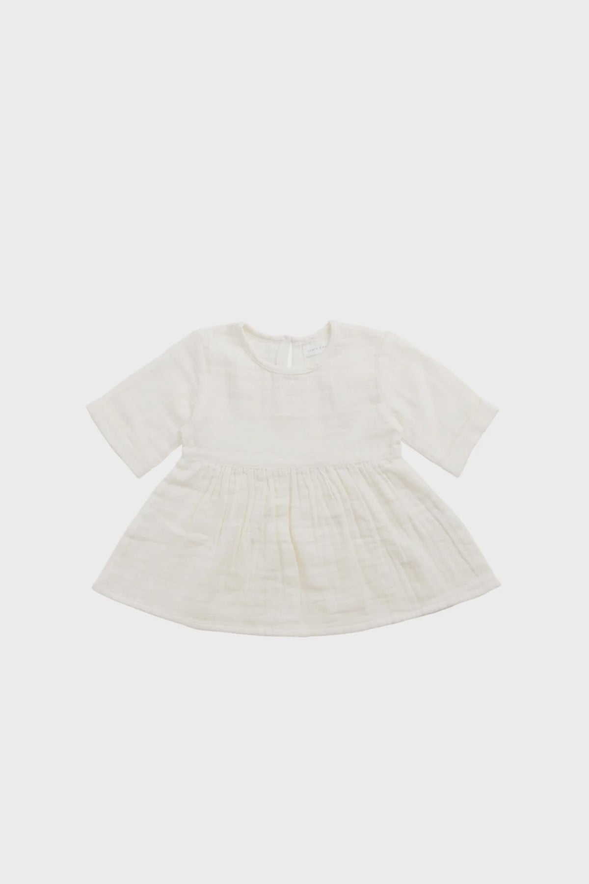 Organic Cotton Muslin Estelle Top | Parchment