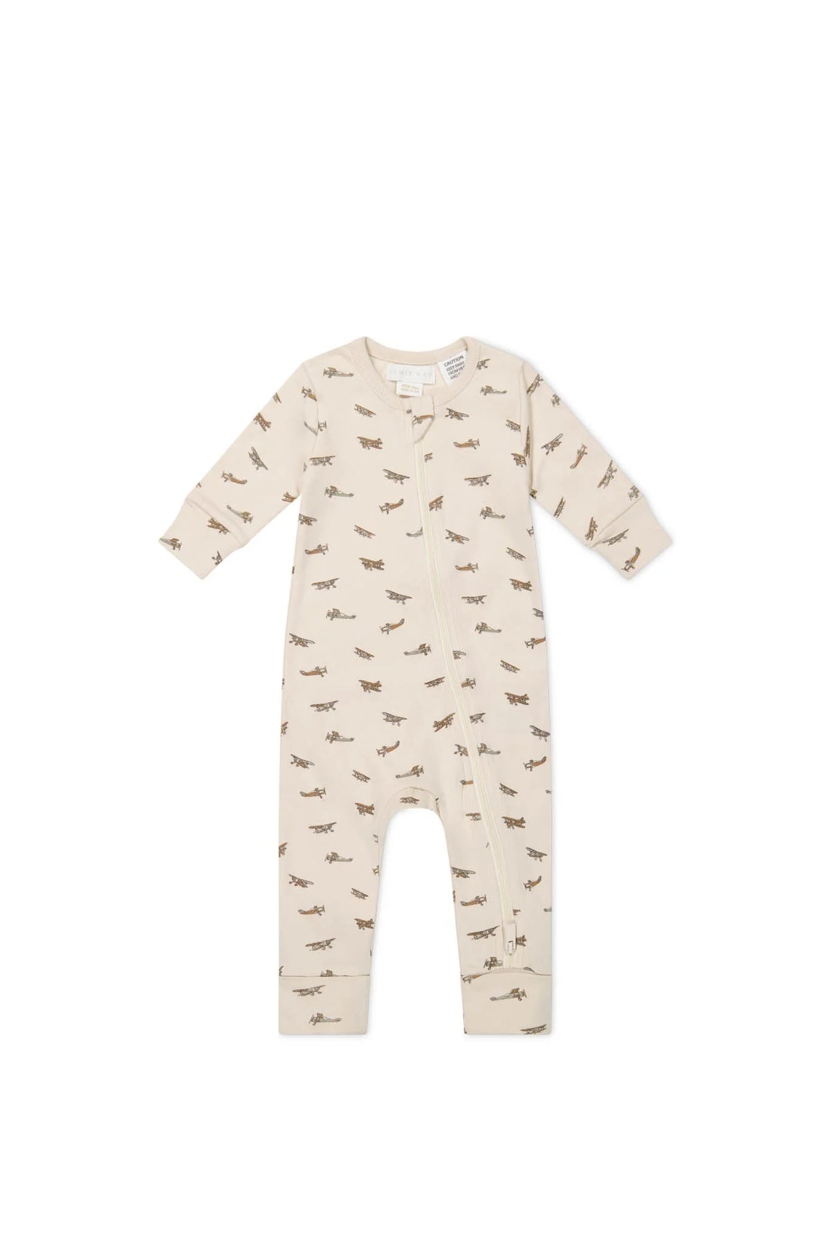 Organic Cotton Reese Zip Onepiece | Avion Shell