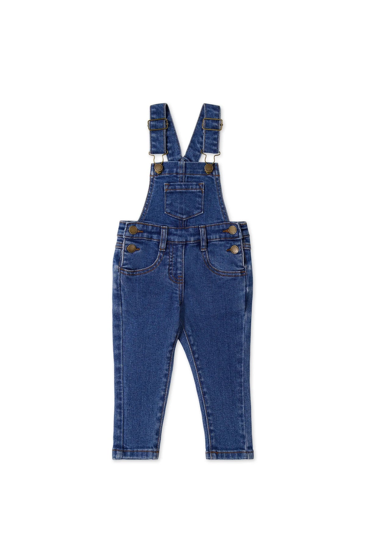 Jordie Overall | Mid Wash Denim