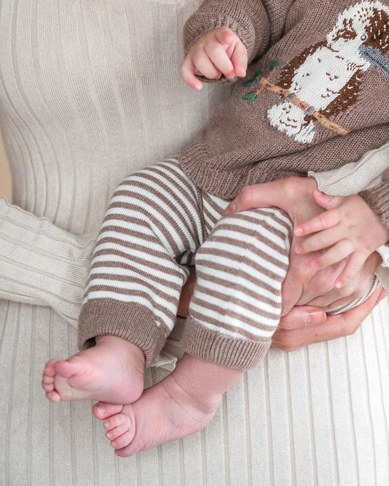 Bailey Stripe Knitted Leggings