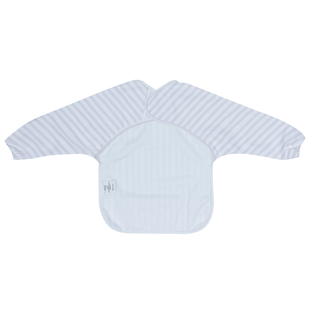 Messie Smock Bib | Lilac Stripe