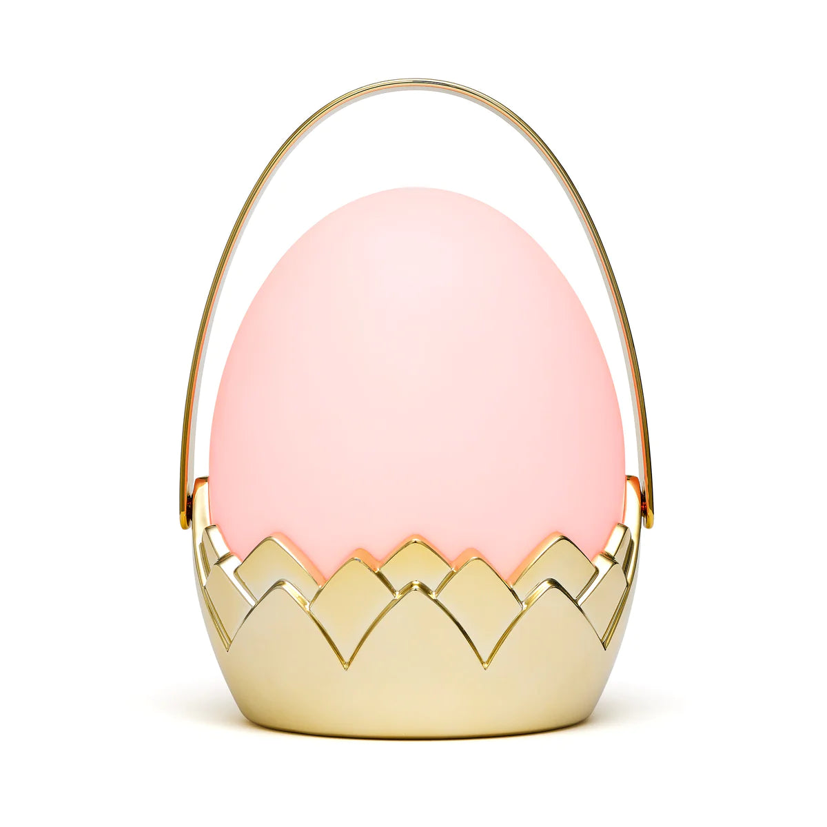 Dragon Egg Lantern | White &amp; Gold