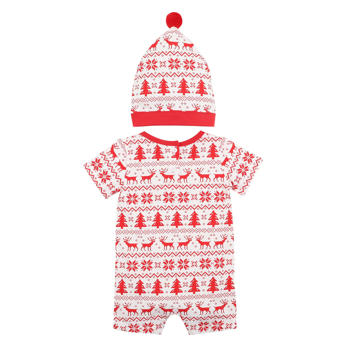 Fairisle Romper &amp; Hat