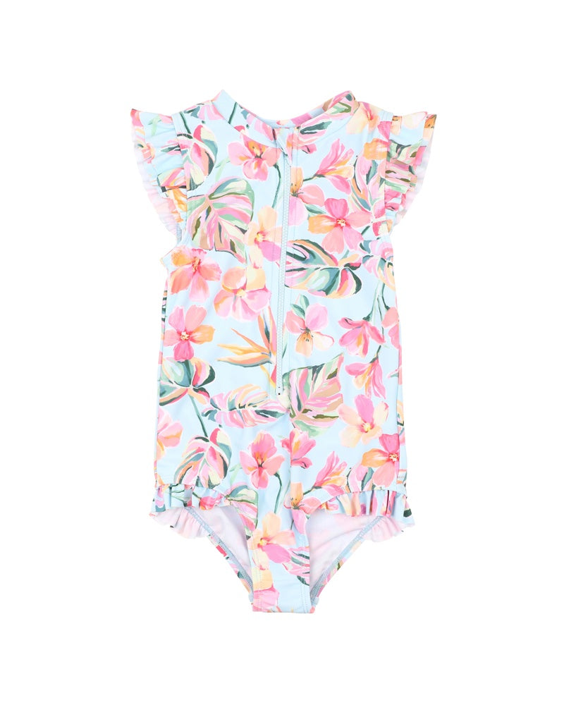 Lou Print SS Sunsuit