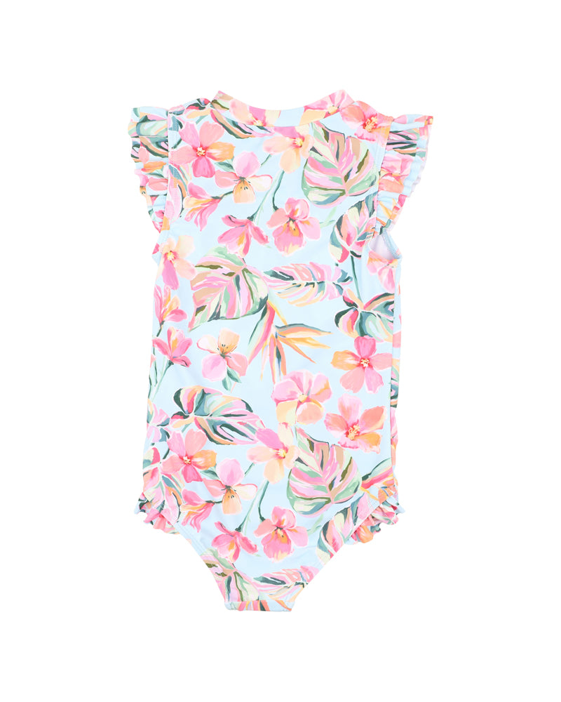 Lou Print SS Sunsuit