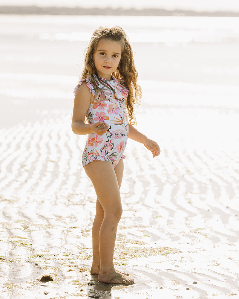 Lou Print SS Sunsuit