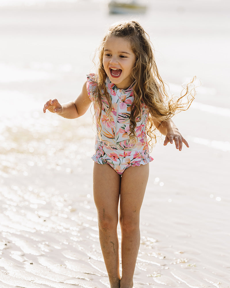 Lou Print SS Sunsuit