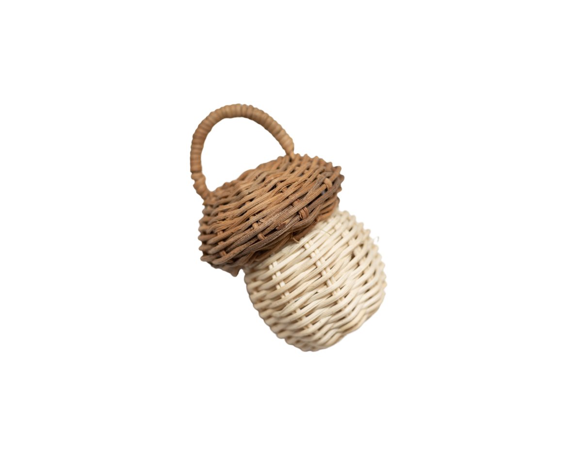 Mushroom Rattan Rattle