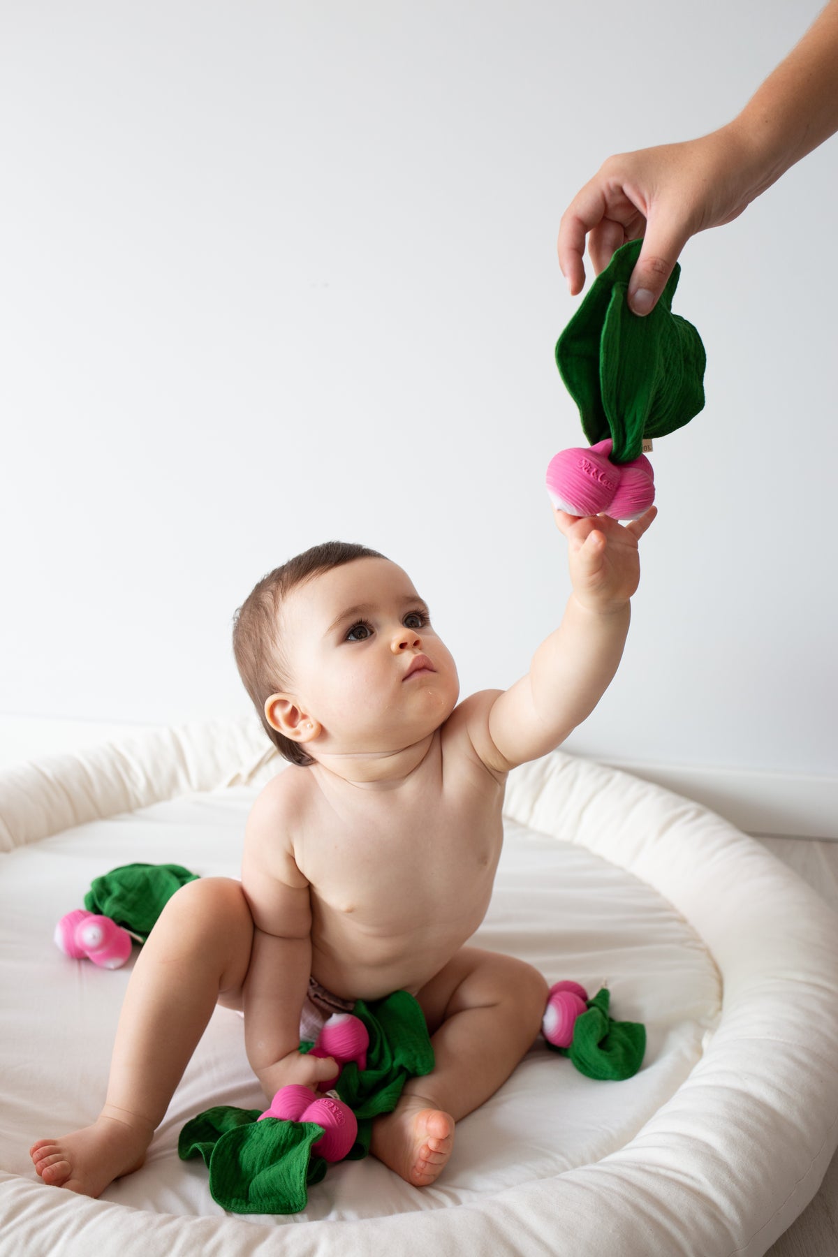 Ramona the Radish Mini Doudou Teether