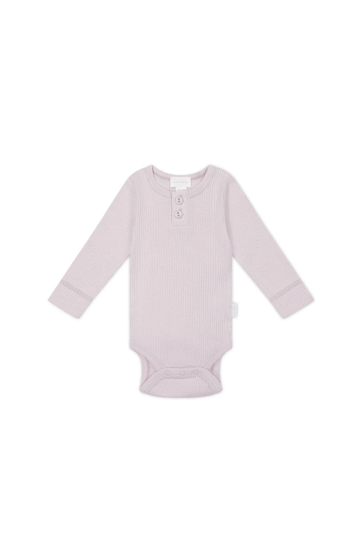 Organic Cotton Modal Long Sleeve Bodysuit | Luna